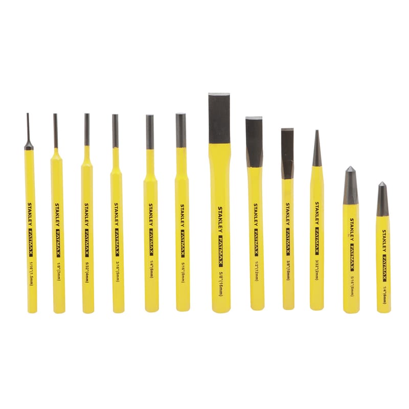 Stanley FMHT16573 FatMax Punch and Chisel Set 12 pk