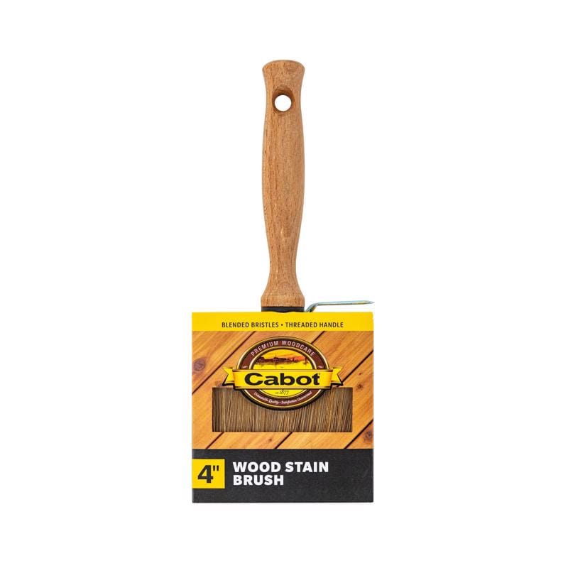 Cabot 140480600 4 in. Straight Stain Brush