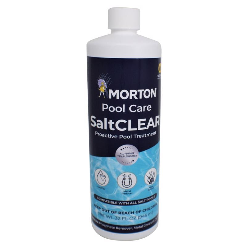 Morton Pool Care MPC-CLR32 SaltCLEAR Liquid Clarifier 32 oz