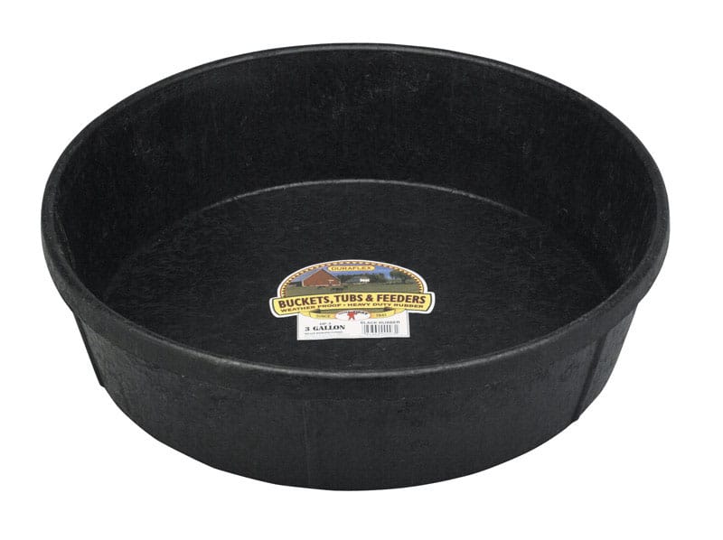 Little Giant HP3 DuraFlex 3 gal Feeder Pan For Livestock