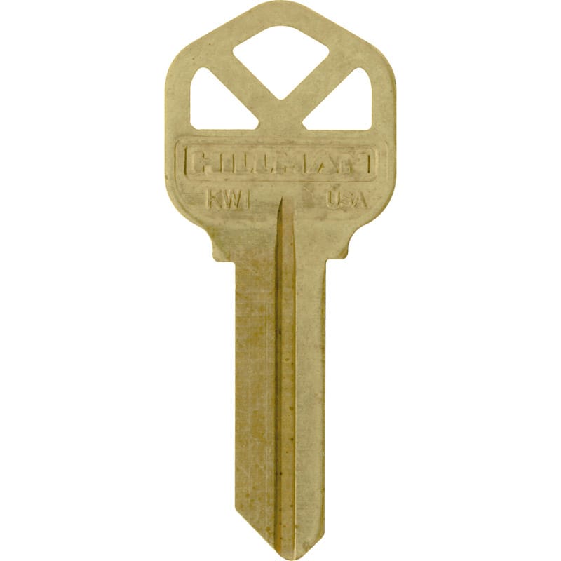 Hillman 86914 Kwikset Traditional Key House/Office Universal Key Blank Single Brown
