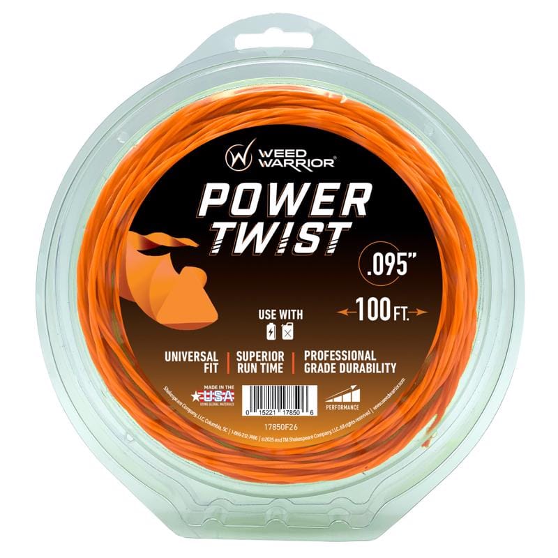 Weed Warrior 17850 Professional Grade .095 in. D X 100 ft. L Trimmer Line