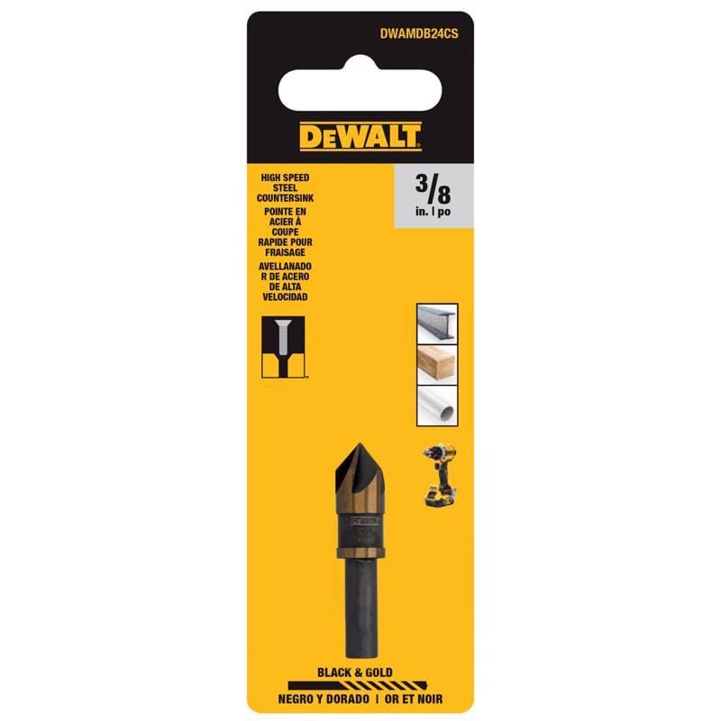 Dewalt DWAMDB24CS 3/8 in. High Speed Steel Countersink Bit 1 pc