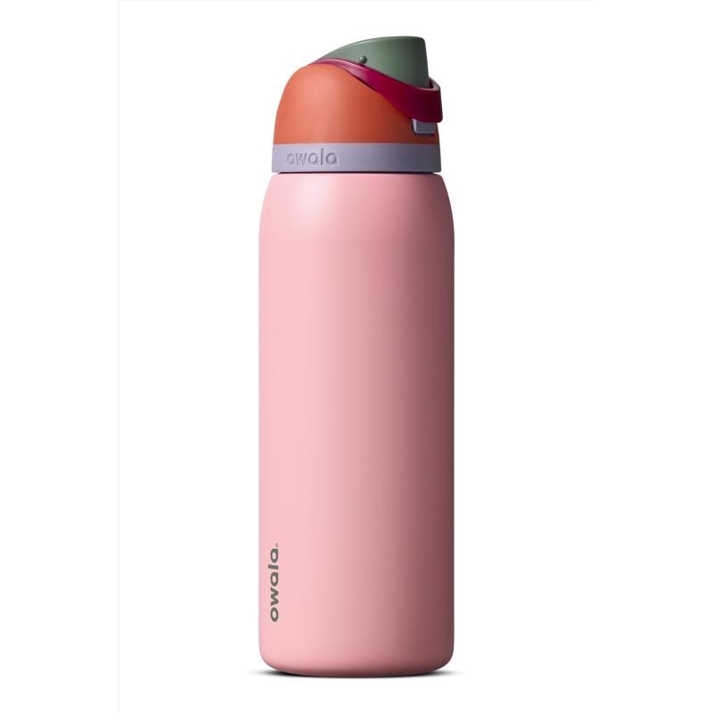 Owala C07883 40 fl. oz. Pink BPA Free FreeSip Vacuum Insulated Bottle
