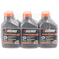 Echo 6450025 Power Blend 2 Cycle 6.4oz 2.5 Gallon Mix Six Pack